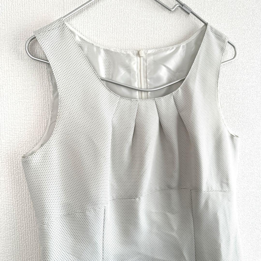 SAVIEM/サビエム】ドット柄 春夏セットアップスーツ（11YR）白