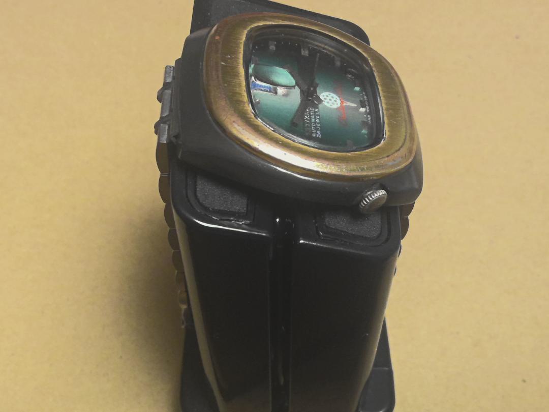 シチズン　自動巻き　26石　ゴルフ7750-770897K BLGわんわん