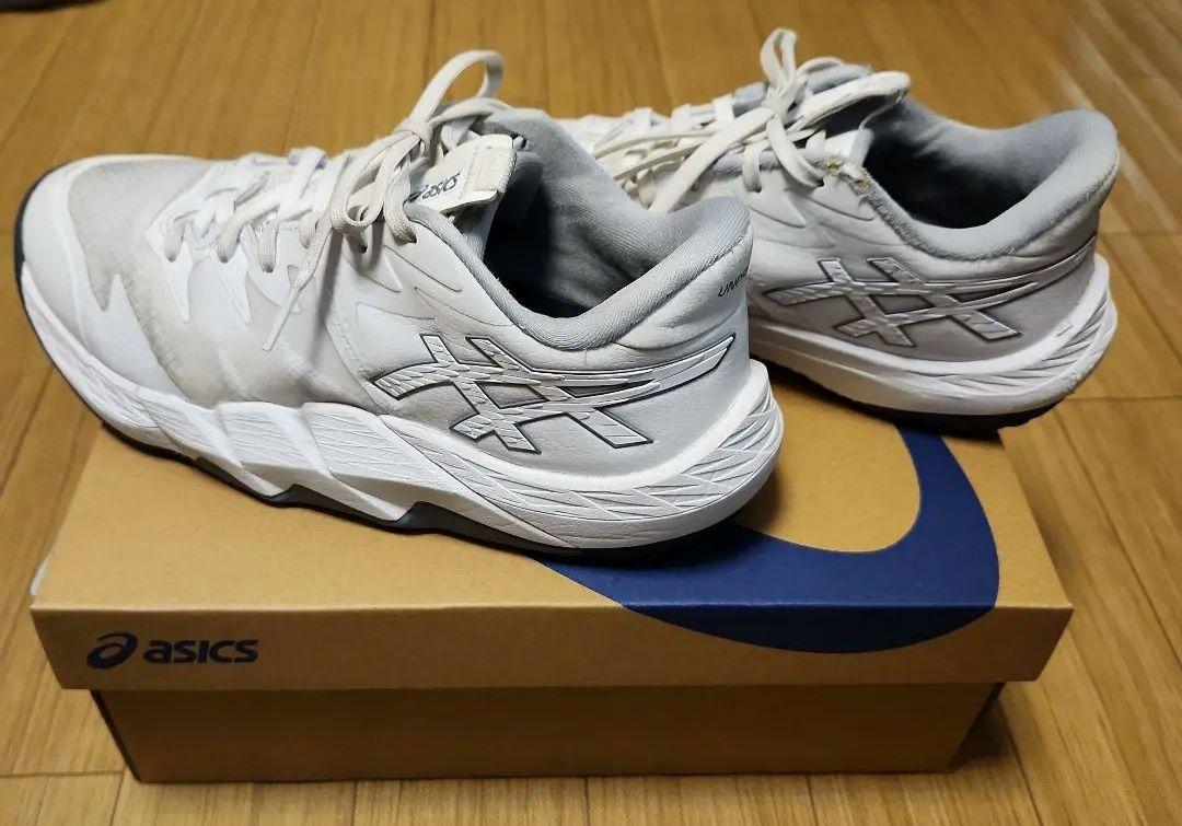 asics アンプレアルスlow2 24.5cm　ホワイト／メトロポリス