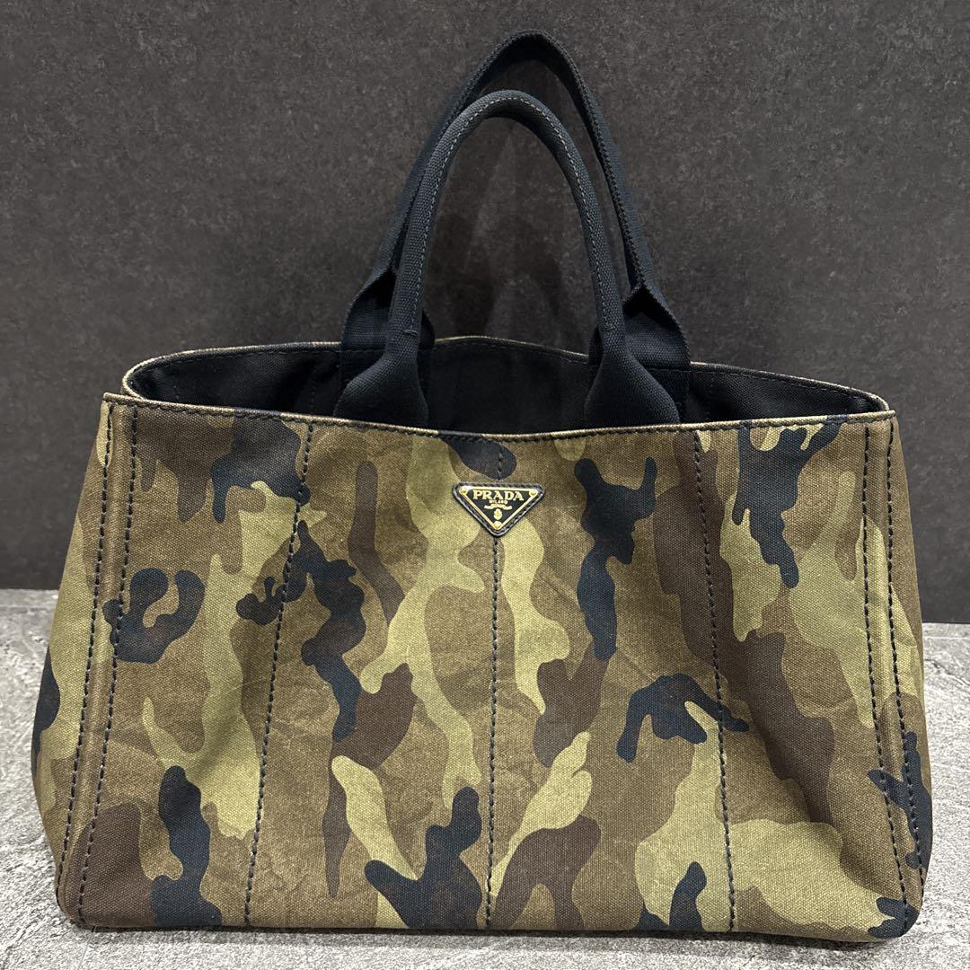 【セール】福袋のファッション通販 PRADA メルカリ - 美品 トートバッグ カモフラ カナパ バッグ