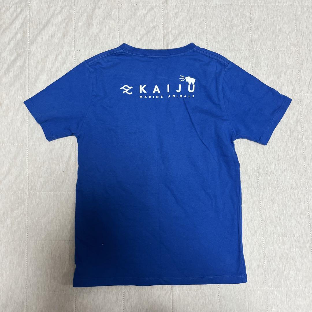 グラニフ 130cm 半袖Tシャツ 動物園 KAIJU 刺繍 ペンギン 男の子