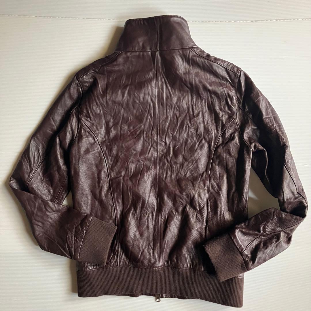 90s 00s archive 本革レザートラックジャケット茶1 平成ギャル男 90s 00s archive 本革レザートラックジャケット茶1 平成ギャル男