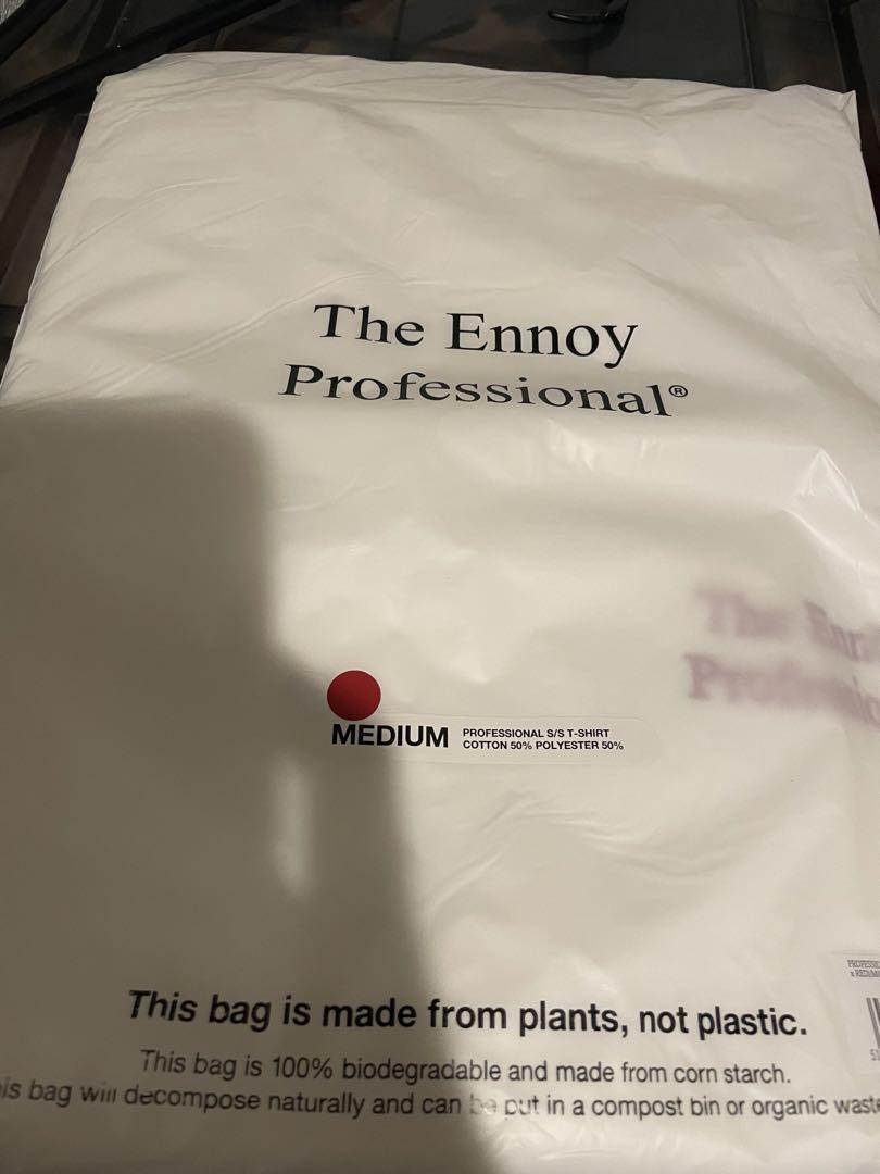 トップス Ennoy PROFESSIONAL LOGO  (WHITE x RED)