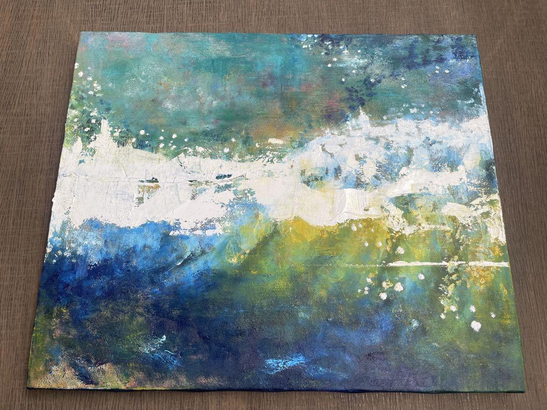 絵画　油絵　原画　抽象画　現代アートF8c
