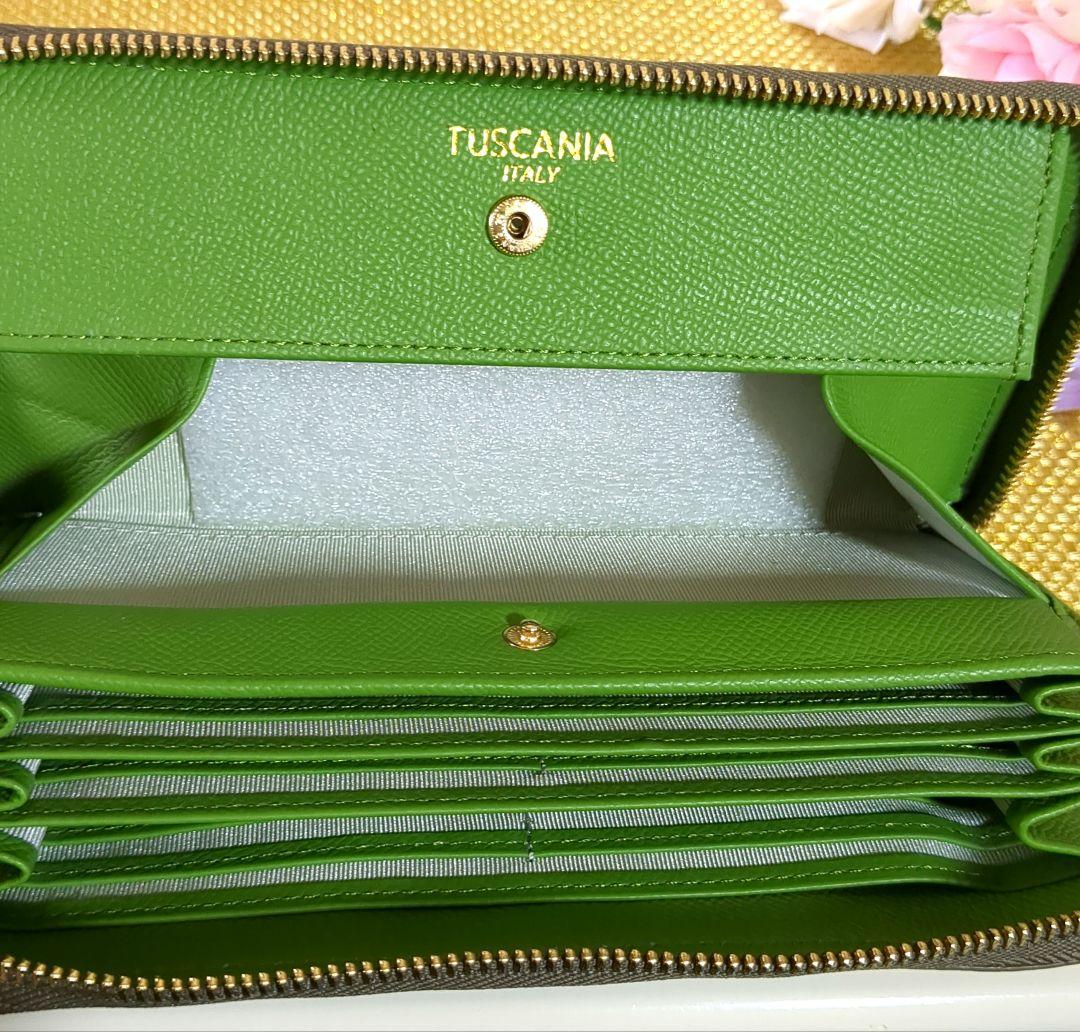 HIRO様❢ TUSCANIA トスカーニア イタリー クロコ調 長財布 新品