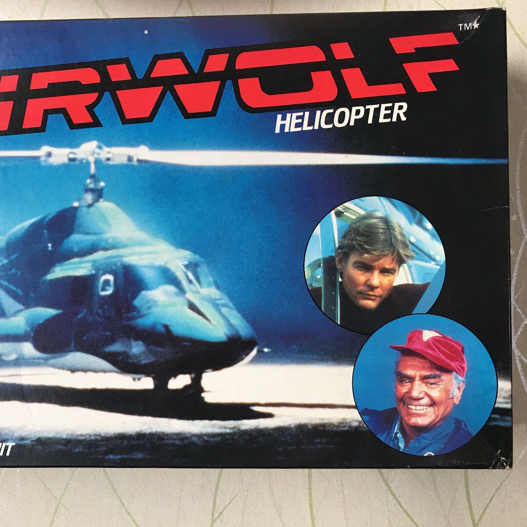 【絶版】未組み立て エアーウルフ プラモ2種 青島文化教材社 アオシマ ムービーメカ No.AW-01 1/48