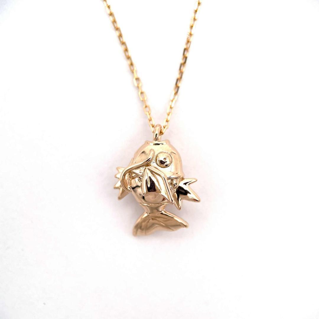 129本限定 仕上げ済 ユートレジャー ポケモン コイキング ネックレス K18