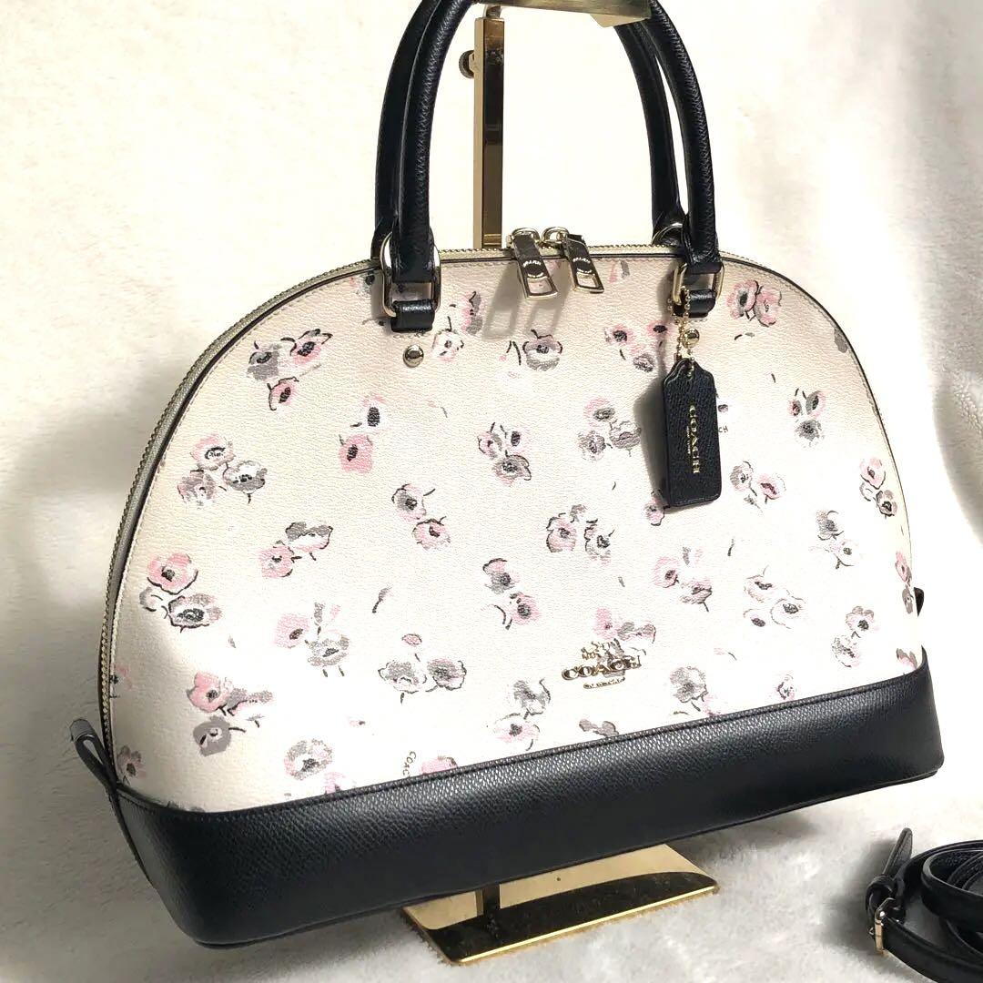 COACH 花柄 ショルダーバッグ 2WAY クロスボディ