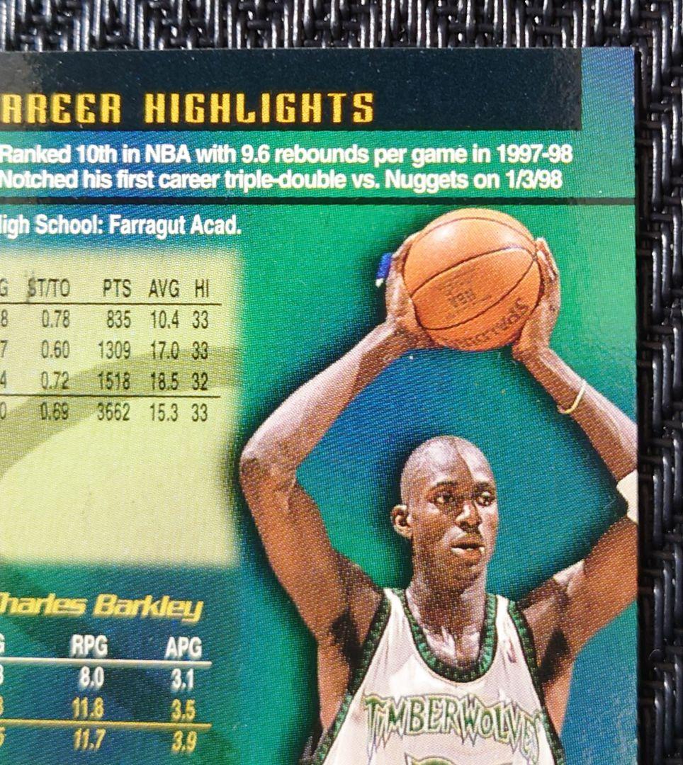 NBA Kevin Garnett 1998-99 Platinum 〇/99