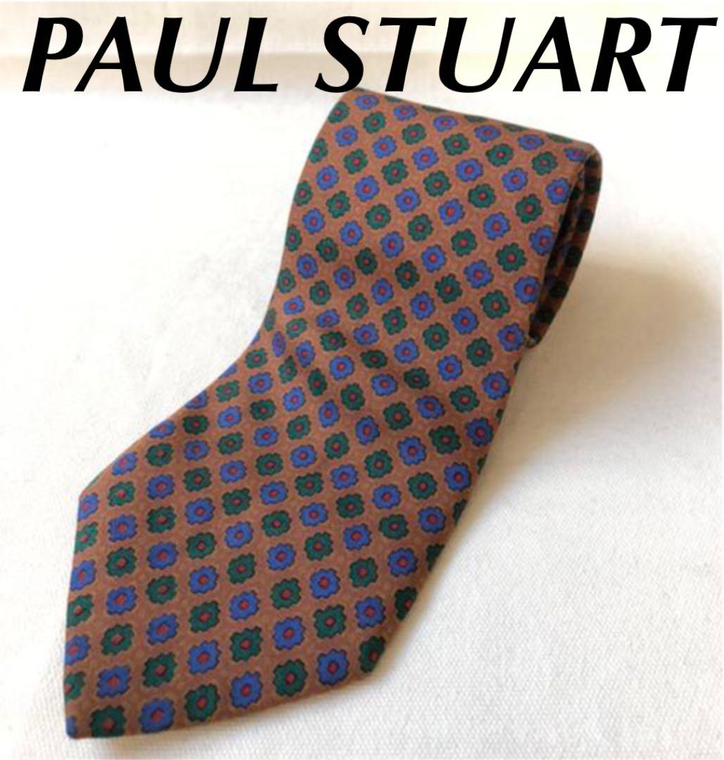 ネクタイ ポールスチュアートpaulstuart ベージュ花柄 メルカリ