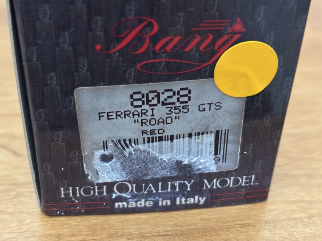 ミニカー Bang Ferrari 355 GTS 1/43