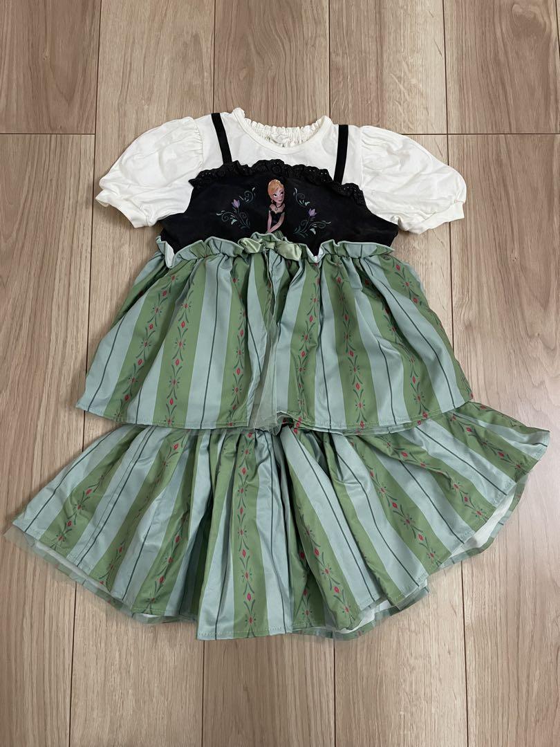 バースデイ　コトリ　アナ雪　アナ　子供服　セットアップ　スカート