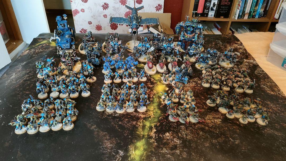 ウォーハンマー４０K オルク Large painted Ork Army