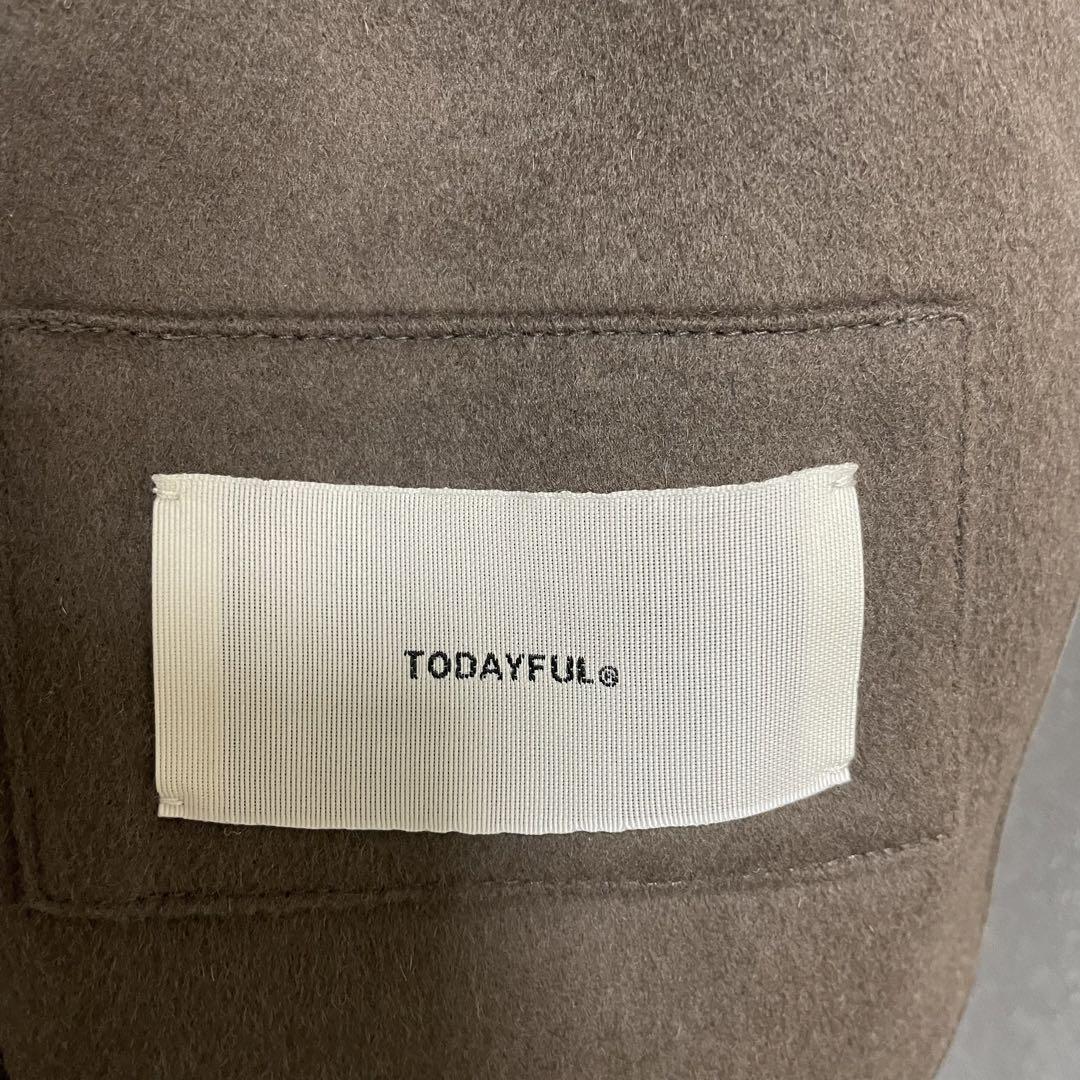 ジャケット・アウター Stole Wool Coat TODAYFUL