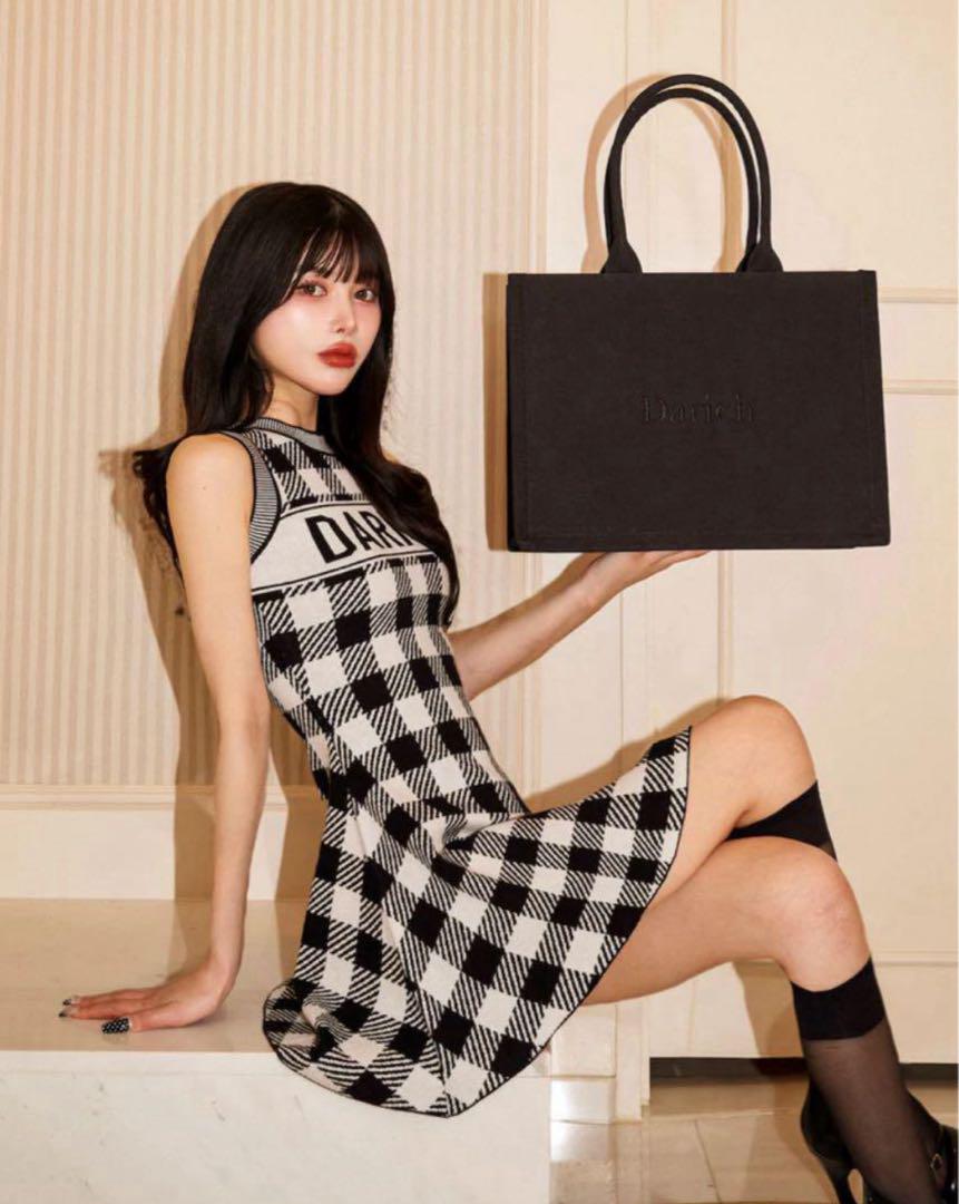 【Darich】ロゴトートバッグ BLK