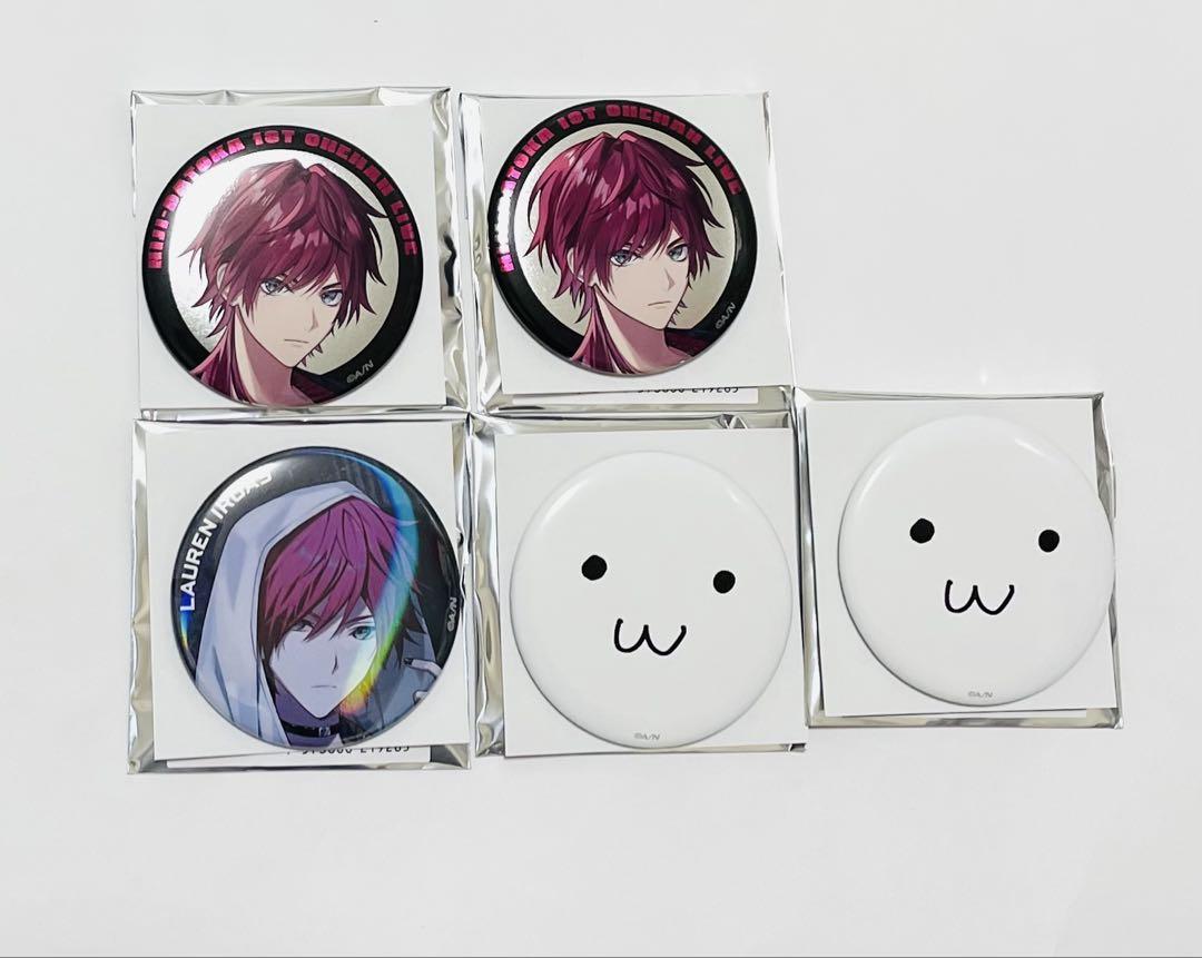 にじさんじ 2時だとか ローレン・イロアス 1st LIVE 缶バッジ 缶