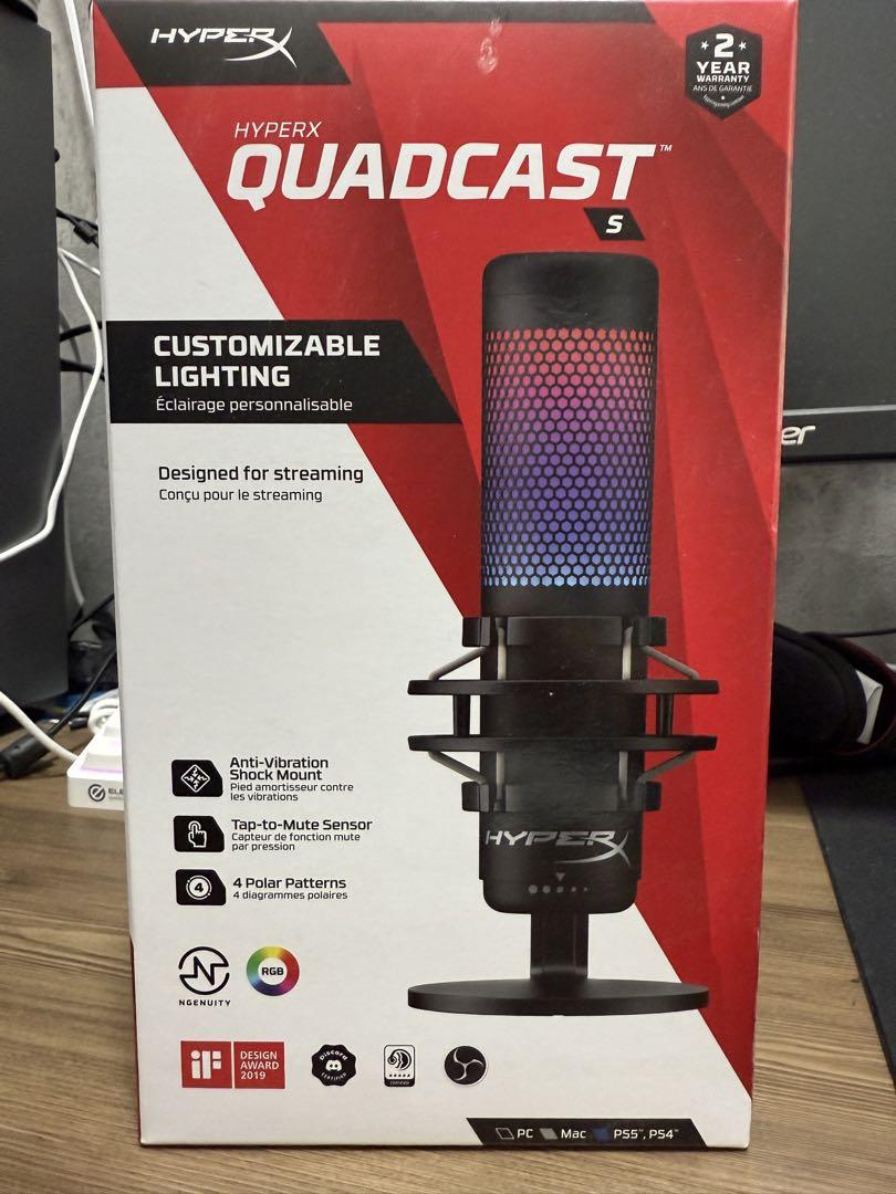 HyperX QuadCast S マイク ゲーミングマイク