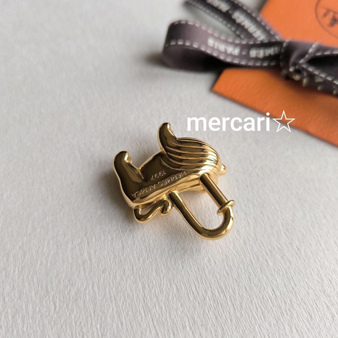 お値下げ◆未使用 HERMES カデナ 1997年 ライオン◆アフリカ チャーム