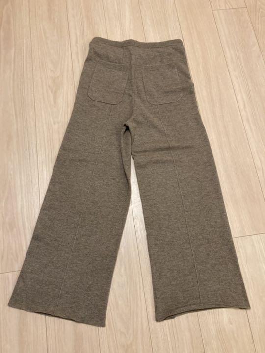 新作 新品未使用 Undyed Cashmere Knit ワイドパンツ hqT2B-m44015876392 CANOÉ 新作登場得価