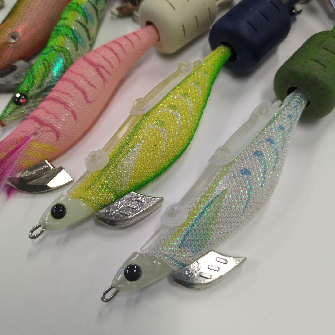 エギ・餌木セット 多色展開 約50個 エギ 9個セット 多色 約8cm - メルカリ