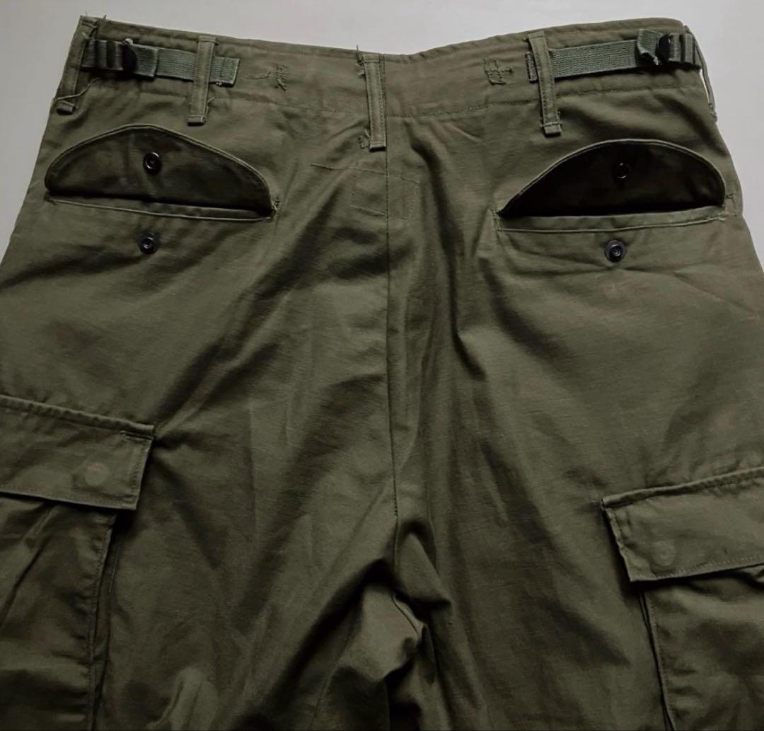 70s 美品 アメリカ軍実物 M65カーゴパンツ S-R(M相当)M-65