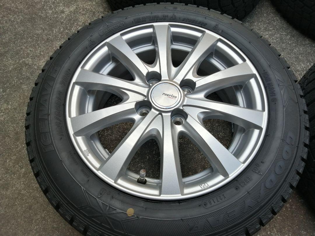 深溝 スタッドレス アルミ 14インチ×5.5 165/65R14 4本セット 画像2