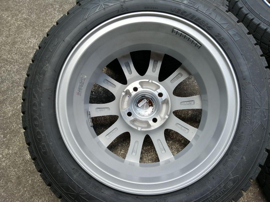 深溝 スタッドレス アルミ 14インチ×5.5 165/65R14 4本セット 画像5