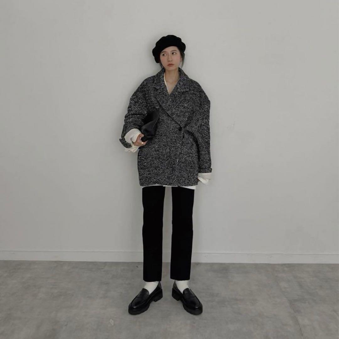 SuzuHirose×CLANE MIX COLOR OVER COAT ジャケット・アウター