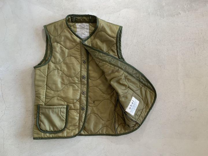 得価最新品 ohal 80s US ARMY Inner Quilting Vest 36VSs-m44018420106 最安値在庫