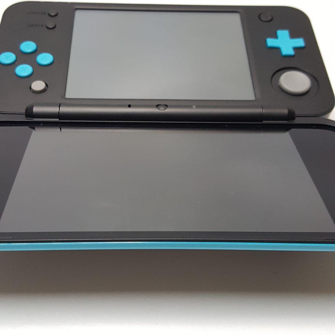 世界の ほぼ未使用 Newニンテンドー2ds Ll ブラック ターコイズ 携帯用ゲーム本体 Venouziou Gr