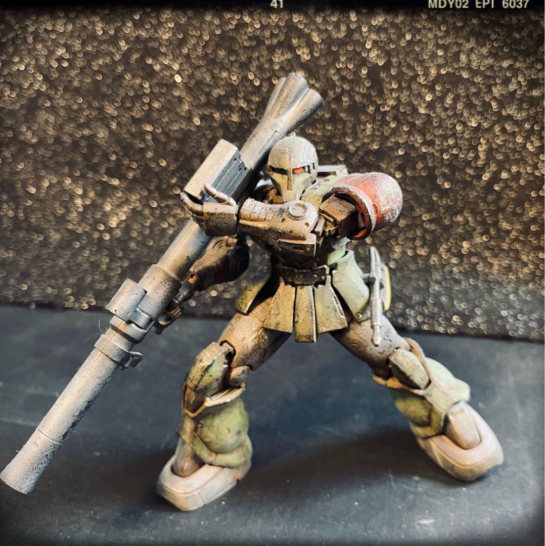 【とても大切なキット！レッドショルダーウザァリング仕上げ】HG オリジンザクⅠ