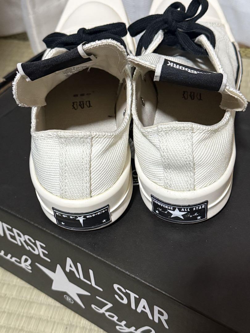 RICK OWENS DRKSHDW コンバース　25.5cm