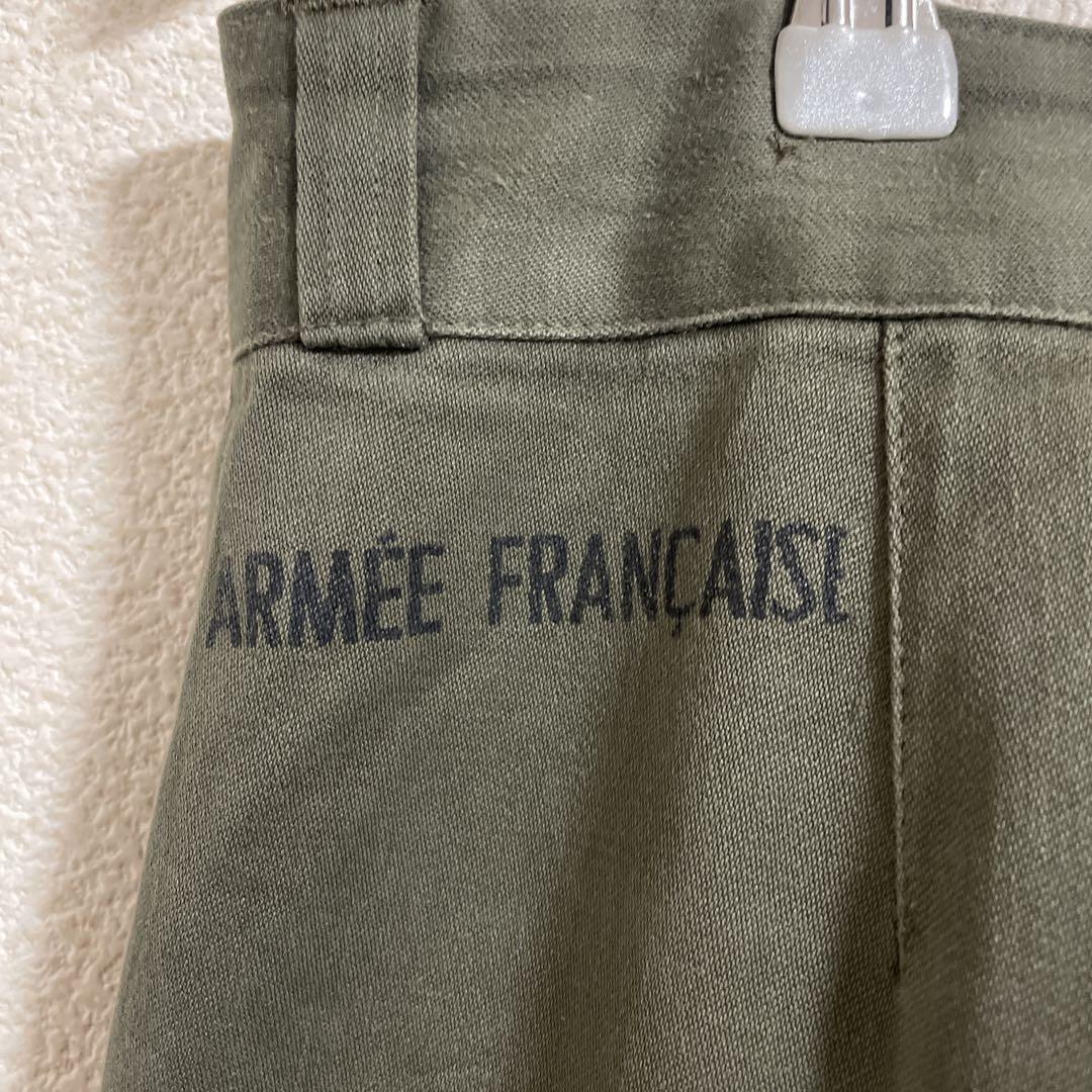 ARMÉE FRANÇAISE フランス軍カーゴパンツ オリーブグリーン