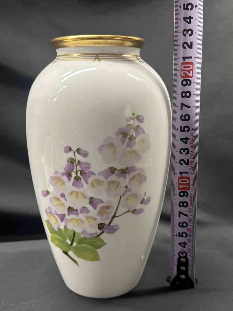 USED】大倉陶園 花 花柄 花瓶 フラワーベース 壺 - メルカリ