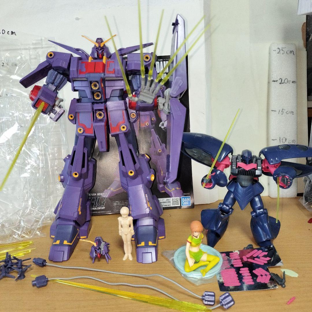 HG 1/144 サイコガンダム Mk-II キュベレイMk2 完成品 プルツー HG 1/144 サイコガンダム Mk-II キュベレイMk2 完成品 プルツー