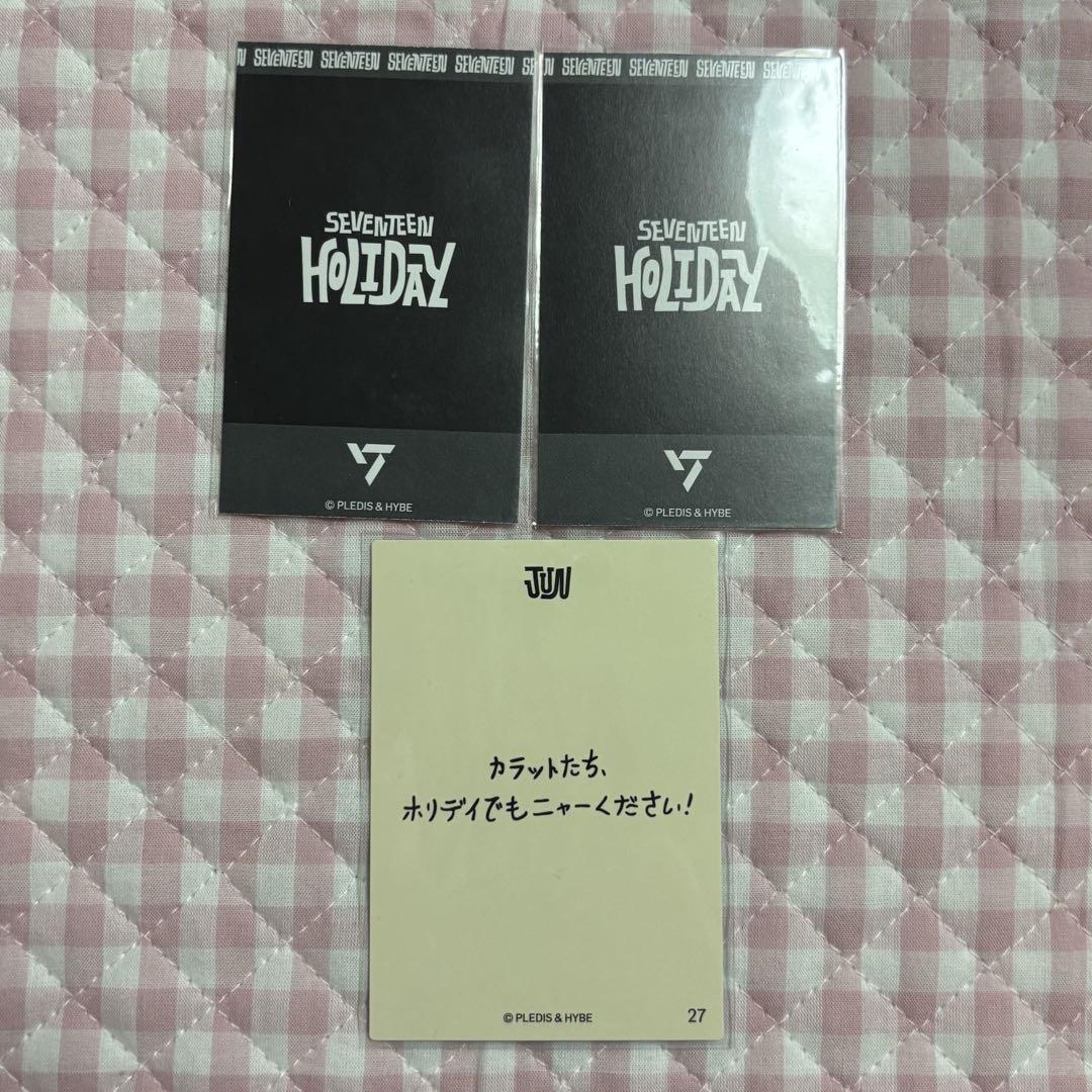 seventeen ジュン　トレカ　チェキ seventeen ジュン holiday トレカ チェキ - メルカリ