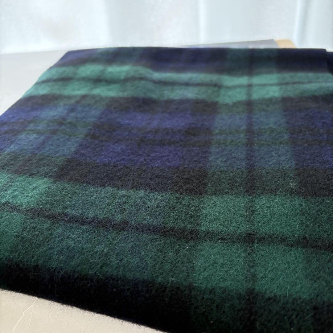 Johnstons of Elgan カシミアマフラー チェック　未使用