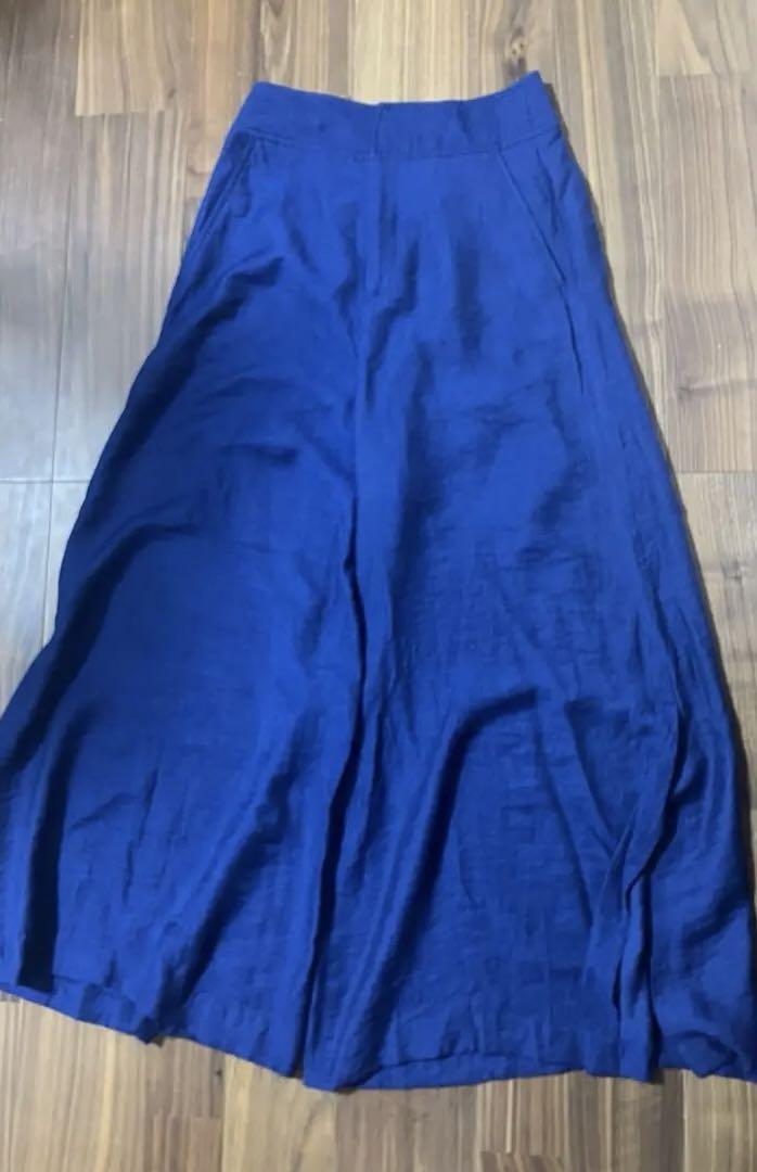 noble ファジーリネンスリットフレアパンツ