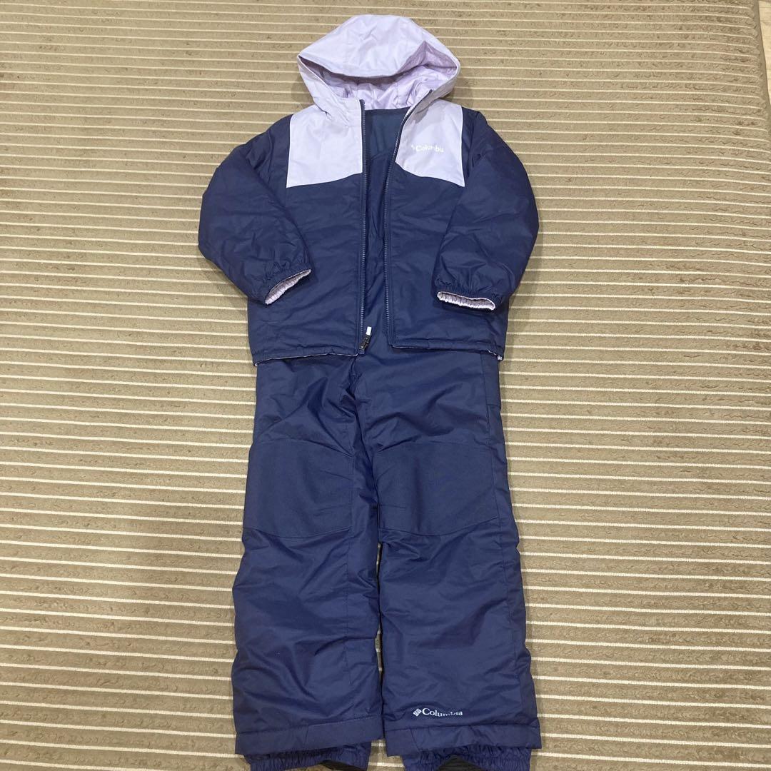 専用　Columbia コロンビア スノーウェア スキーウェア xs 120cm