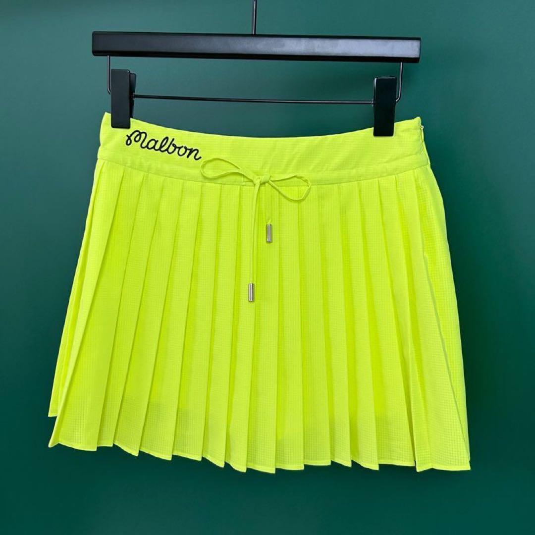 【大人気】MALBONのオシャレなプリーツスカート、超キュート