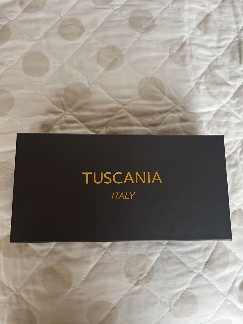 新品未使用】TUSCANIA トスカーニア クロコ型押しレザー 長財布