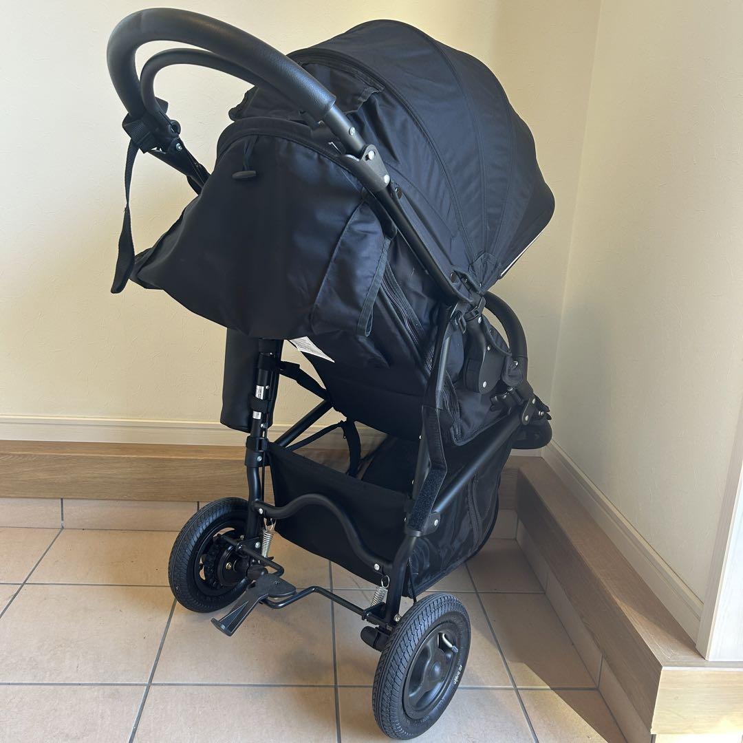 AirBuggy ブラック バギー ベビーカー 美品 ココプレミア 黒 3輪