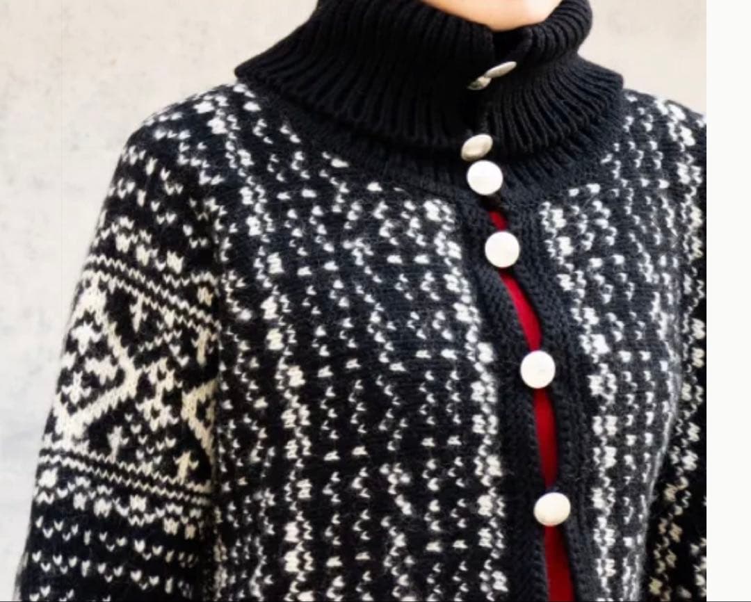 JoICEADDED ニットカーディガン 黒 JoICEADDED ニットカーディガン 黒