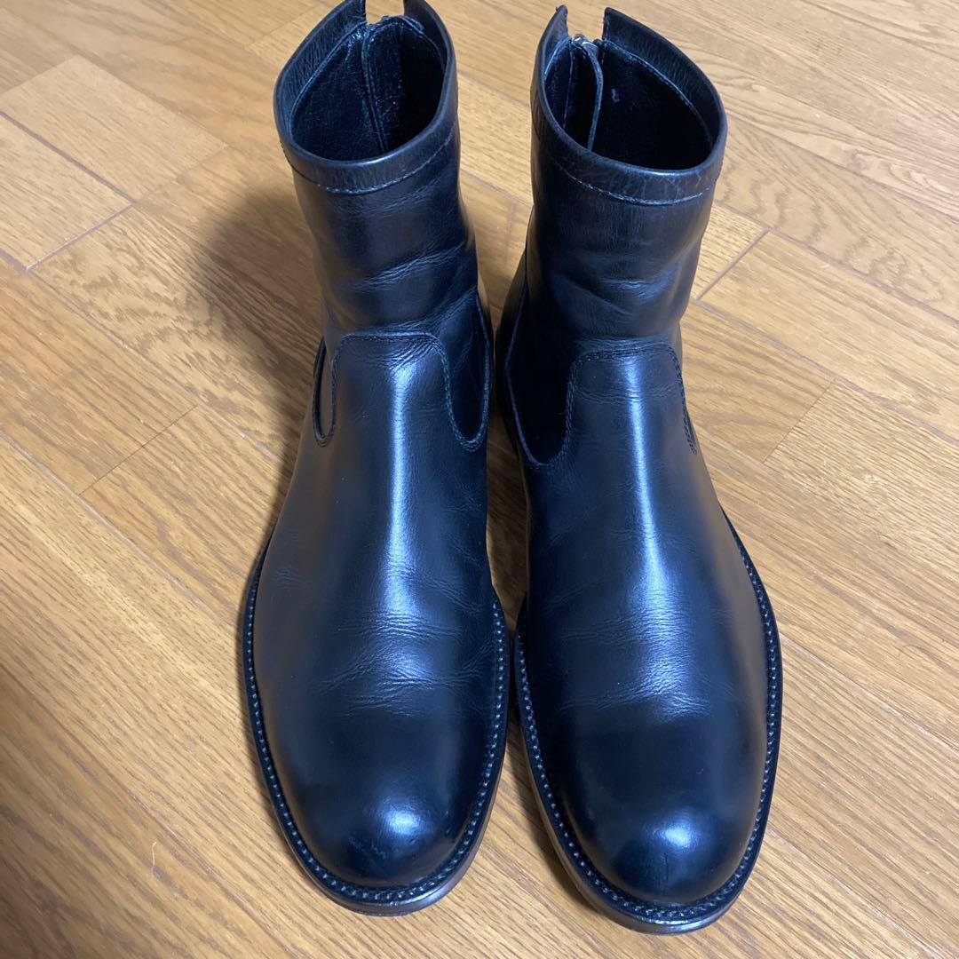 PADRONE バックジップブーツ 黒 サイズ42 | nalans.com