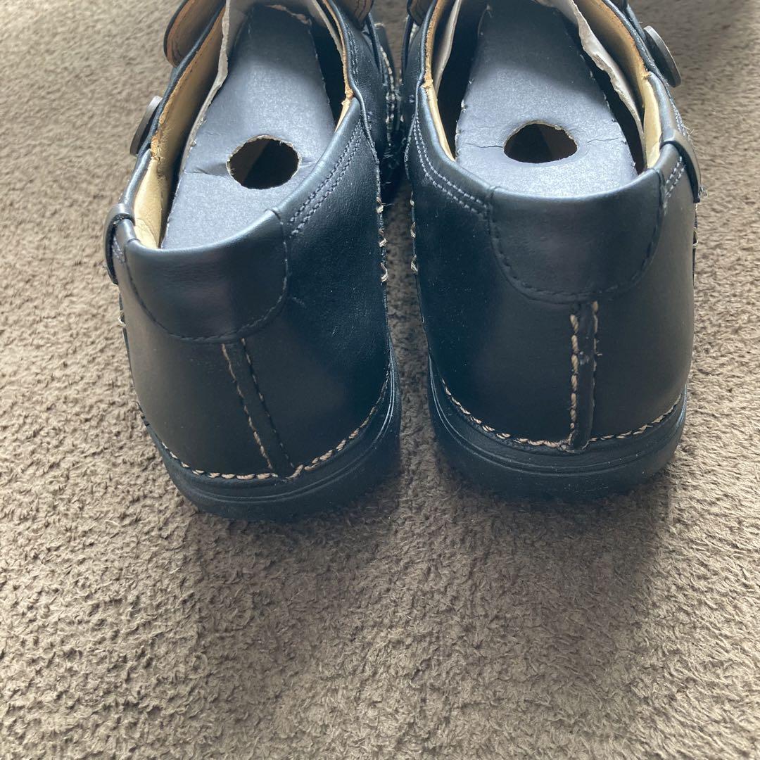 未使用 Clarks Un Loop 黒レザー ローファー スリッポン 25.5