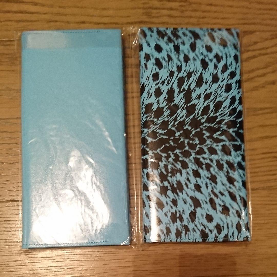 クリームソーダ サックスブルー 豹柄 長財布 かわいい新作 bellaitalia