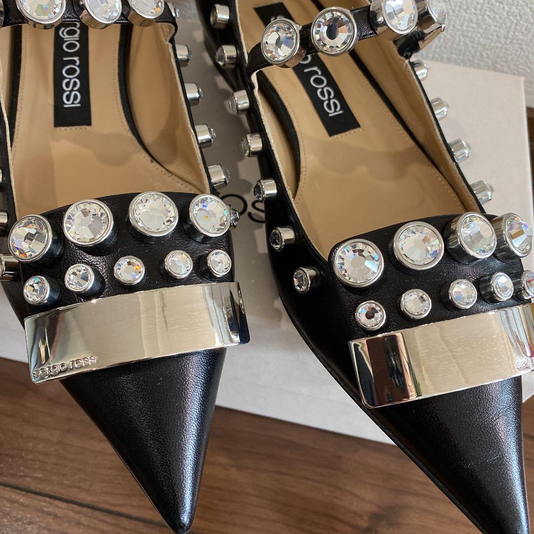 セルジオロッシ sergio rossi ビジュー パンプス - modasty-fashion.co.il