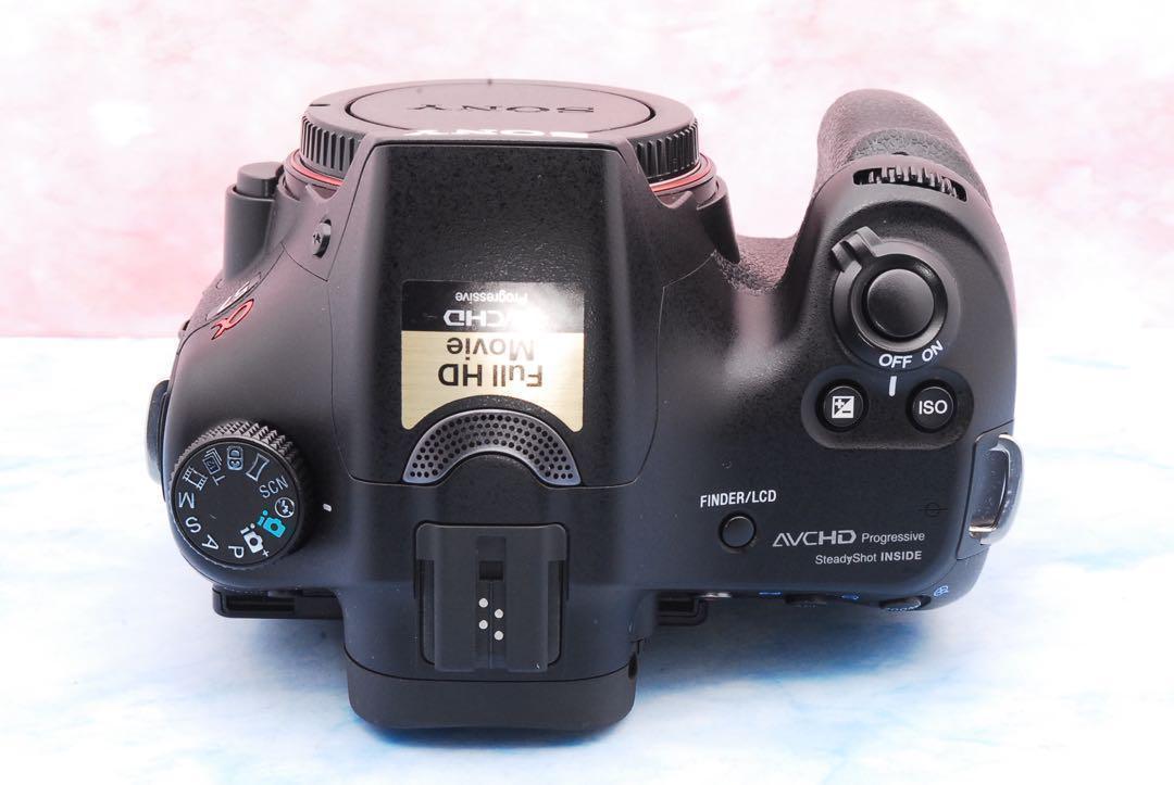 ソニー SONY α57☆お得なWレンズ☆一眼レフカメラ☆ショット数少