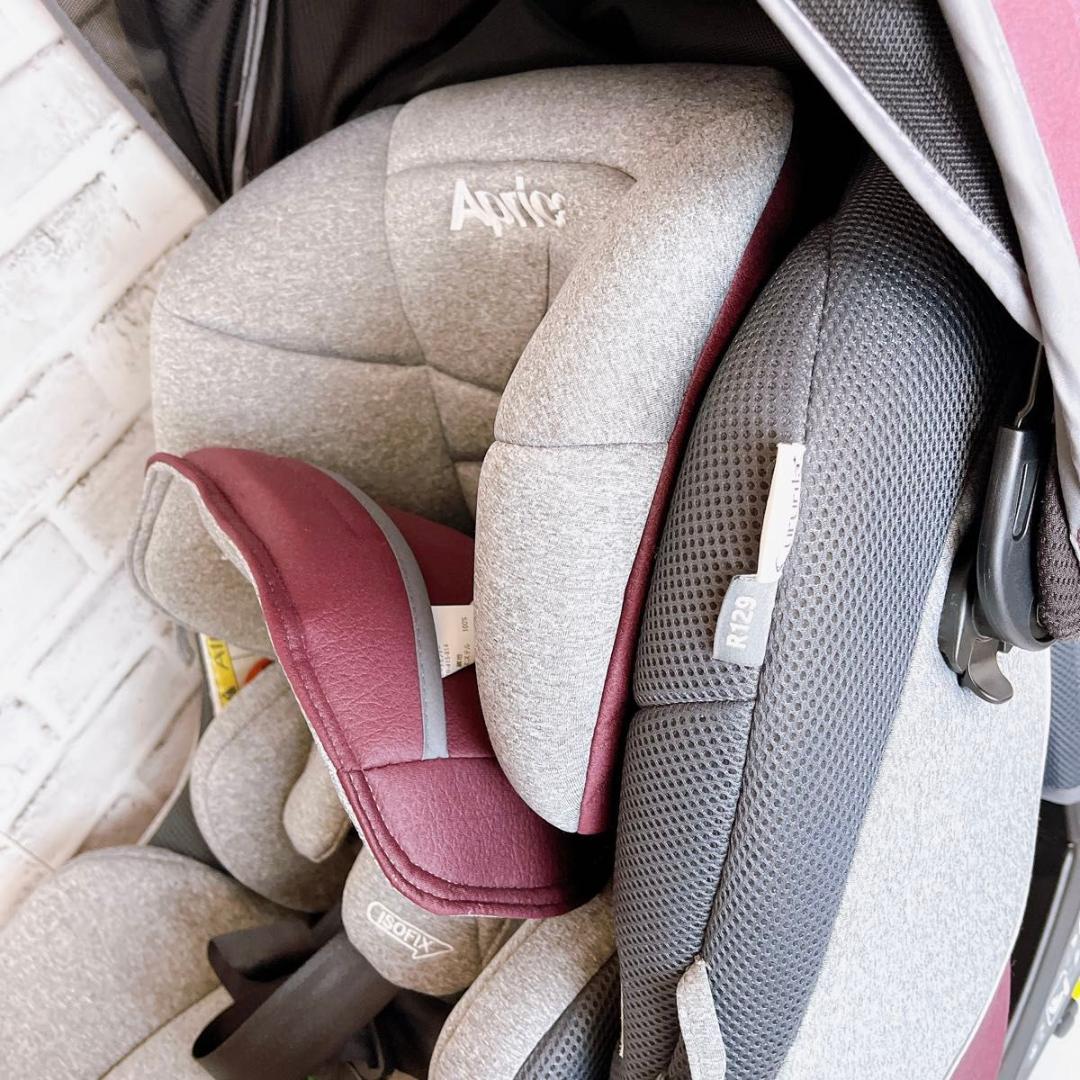 【比較的キレイ】Aprica チャイルドシート クルリラプラス　ISOFIX