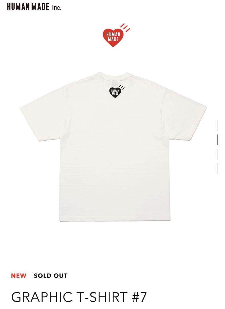 期間限定のお買い得商品 HUMAN MADE Graphic T-Shirt #7 White トップス